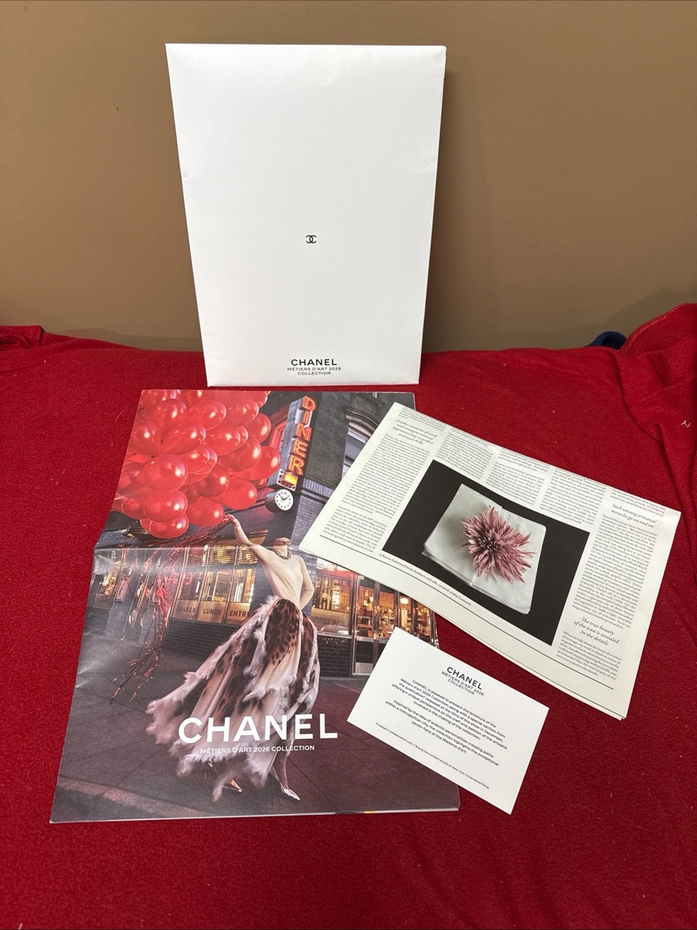 CHANEL MÉTIERS D'ART 2026 COLLECTION Poster Magazine - Picture 8 of 11